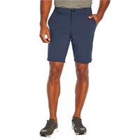 Banana Republic Men's 34 Flat Front Short, Blue