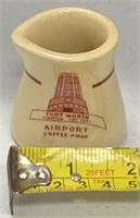 Fort Worth Airport Stoneware Creamer