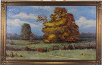 Gordon B Mess 30x50 O/C Autumn Landscape