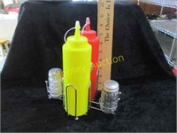 SALT&PEPPER&KETCHUP&MUSTARD HOLDER