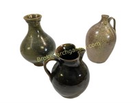 Three Pieces Jugtown Pottery