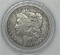 1884  Morgan Silver Dollar