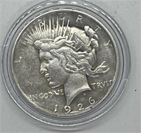 1926 D Peace Silver Dollar