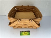 Longaberger Basket with Riser/stand