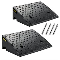 VEVOR Rubber Curb Ramp, 6" Rise Height 2 Pack,