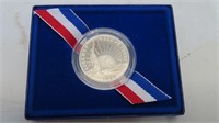 United States liberty coin in case