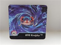 1999 Pokemon Action Flipz Krabby Kingler #43