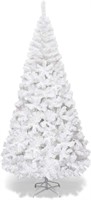 Goplus 6ft White Christmas Tree  Unlit Artificial