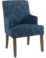 Meredith Dining Chair – Patterned Indigo