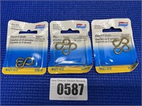 3 Packs of Size 812 Closed S Hooks 2 Each