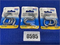 3 Packs of 2" Open S Hooks 2 Each