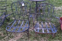 2 Rod Iron Chairs