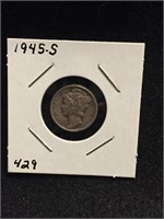 1945-S Silver Mercury Dime