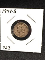 1944-S Silver Mercury Dime