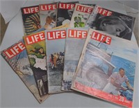 (AB) Vtg Life magazines, assorted years