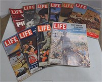 (AB) Vtg Life magazines, assorted years