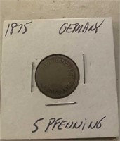 1875 FOREIGN COIN-GERMANY