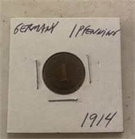 1914 FOREIGN COIN-GERMANY