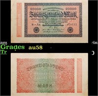 1923 G+D291:E300ermany (Weimar) 20,000 Marks Post-
