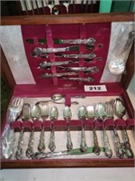 ROGERS FLATWARE IN CHEST