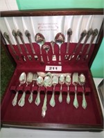 ROGERS FLATWARE IN CHEST
