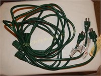 3 8' extension cords