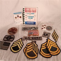 Large Assorment of US Military patch/pins