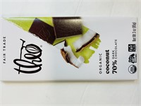 13pcs Theo Organic Coconut 70% Dark Chocolate Bars