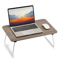 FISYOD Foldable Laptop Desk, Portable Lap Desk Bed