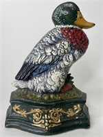 Cast Iron Duck DoorStop Decoration