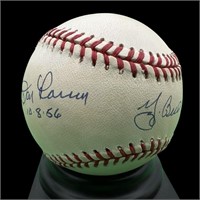 Don Larsen & Yogi Berra New York Yankees Signed Ba