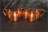 West Bend  Solid Copper Mugs
