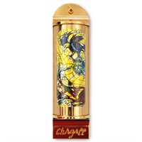 Marc Chagall- Mezuzah/ Silkscreen on 24K gold plat