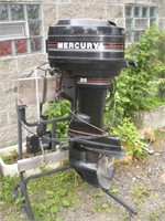 MERCURY 35 HP 1990 Outboard Boat Engine w/ Quick