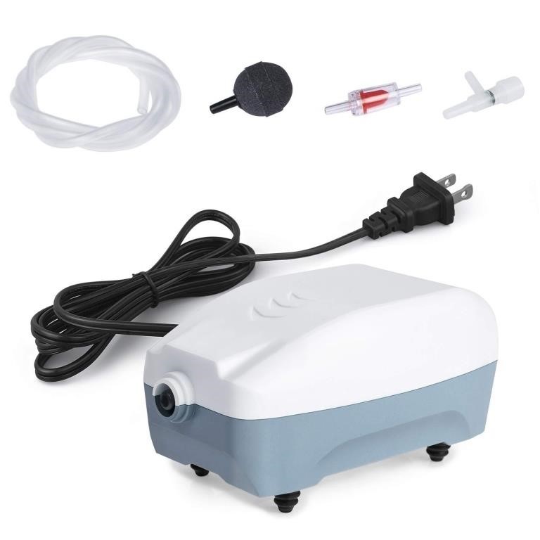 HITOP Single Outlet Aquarium Air Pump, Whisper...