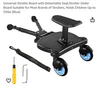 Universal Stroller Board with Detachable Seat