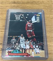 1994 Signed  Hakeem Olajuwon collectors choice