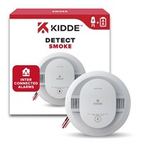 Hardwired Smoke Detector with Interconnected Alarm