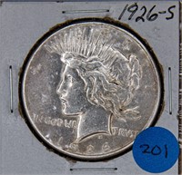 1926 & 1935 Peace Dollar