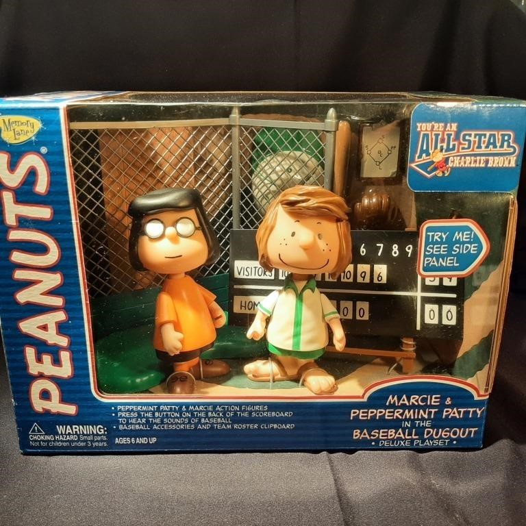 Charlie Brown All-Star Baseball Set Figurines