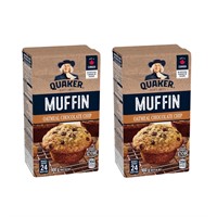 2 Pack Quaker Oatmeal Chocolate Chip Muffin Mix