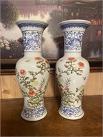 Large pair of Japan vases