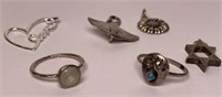 Sterling Rings & Charms