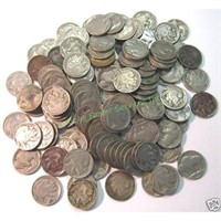 100 Full Date Buffalo Nickels