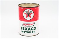 TEXACO IMPROVED MOTOR OIL U.S. QT CAN
