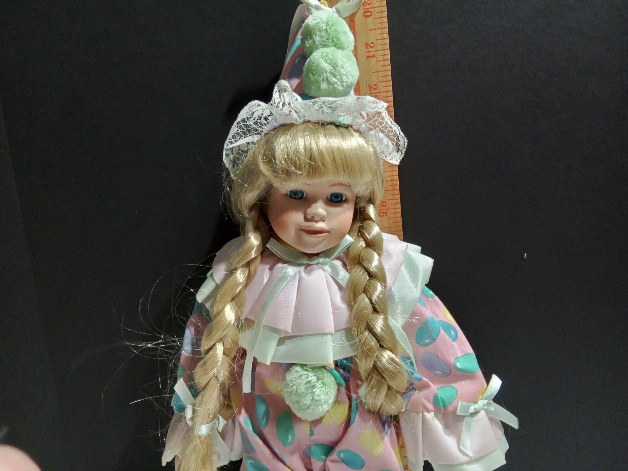 Brinn's Jelly Bean Clown Doll 1992