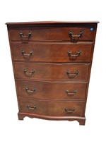 WILLIAMSBURG GALLERY MAHOGANY 5 DRAWER CHEST