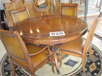 ROUND DINING TABLE WITH 4 CHAIRS
