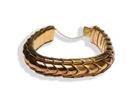 Ladies 15K Gold Modernist Bracelet
