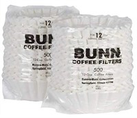 Bunn 12 Cup Coffee Filters 20115.6-1000 Count,